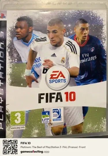 FIFA 10 PlayStation 3, France box front