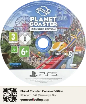 Planet Coaster: Console Edition PlayStation 5, PAL disc