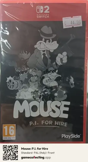 Mouse: P.I. for Hire Nintendo Switch 2, Italy box front
