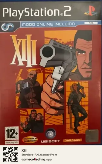 XIII PlayStation 2, Spain box front