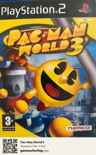 Pac-Man World 3 PlayStation 2, PAL box front