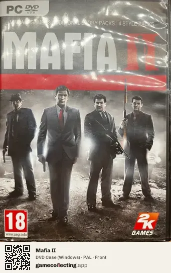 Mafia II Computer, PAL box front