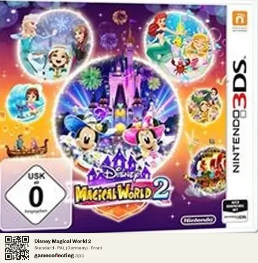 Disney Magical World 2 Nintendo 3DS, Germany box front