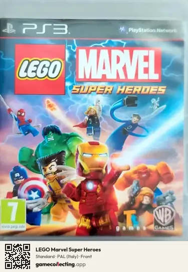 LEGO Marvel Super Heroes PlayStation 3, Italy box front