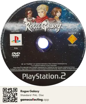 Rogue Galaxy PlayStation 2, PAL disc