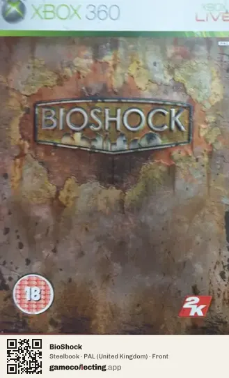 BioShock Xbox 360, United Kingdom box front