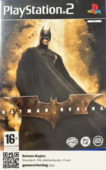 Batman Begins PlayStation 2, Netherlands box front