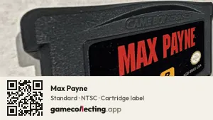 Max Payne Game Boy Advance, NTSC cartridge label