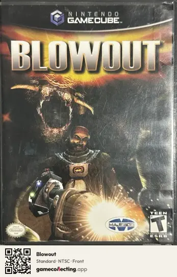 Blowout Nintendo GameCube, NTSC box front