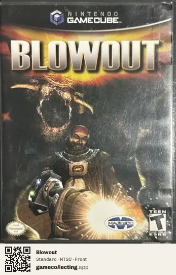 Blowout Nintendo GameCube, NTSC box front