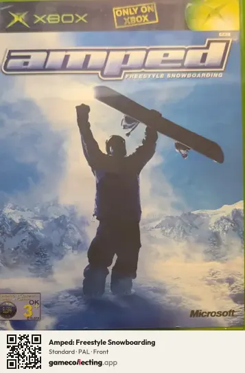 Amped: Freestyle Snowboarding Xbox, PAL box front