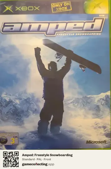 Amped: Freestyle Snowboarding Xbox, PAL box front