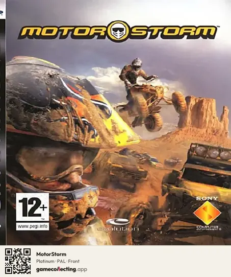 MotorStorm PlayStation 3, PAL box front