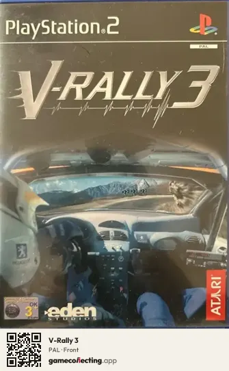 V-Rally 3 PlayStation 2, PAL box front