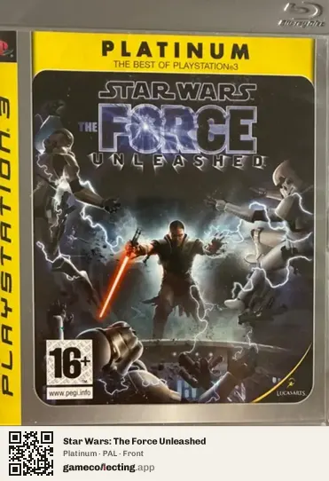 Star Wars: The Force Unleashed PlayStation 3, PAL box front