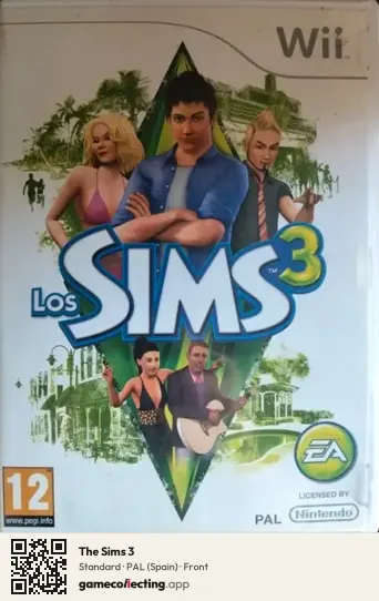 The Sims 3 Nintendo Wii, Spain box front