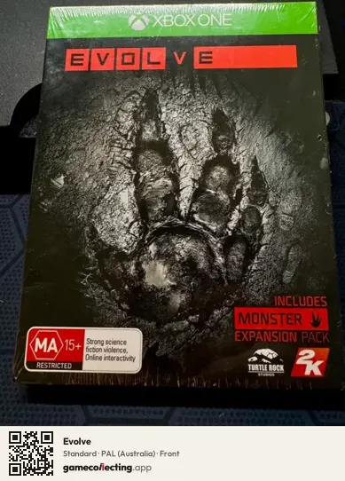 Evolve Xbox One, Australia box front