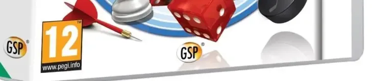 50 Classic Games 3D, the PEGI square on its front
