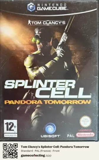 Tom Clancy's Splinter Cell: Pandora Tomorrow Nintendo GameCube, France box front