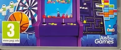 Arcade Game Zone, the PEGI square on its front