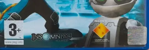 Ratchet & Clank: Going Commando, the PEGI square on its front