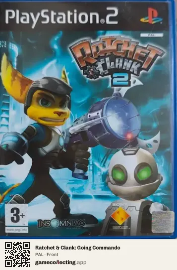 Ratchet & Clank: Going Commando PlayStation 2, PAL box front