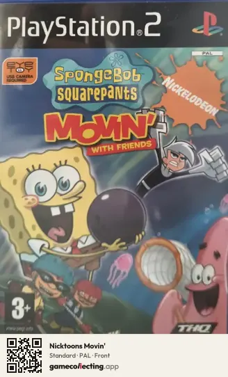 Nicktoons Movin' PlayStation 2, PAL box front