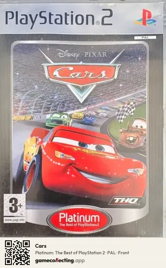 Cars PlayStation 2, PAL box front