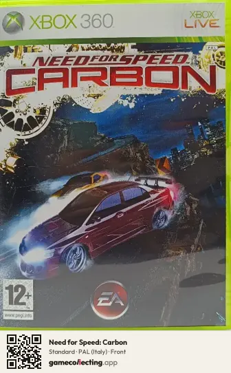 Need for Speed: Carbon Xbox 360, Italy box front