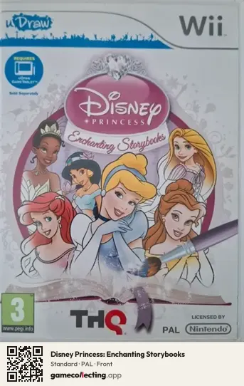 Disney Princess: Enchanting Storybooks Nintendo Wii, PAL box front