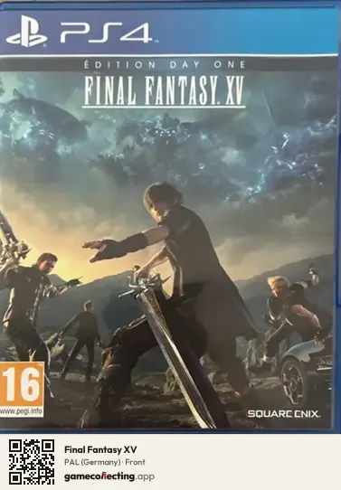 Final Fantasy XV PlayStation 4, Germany box front