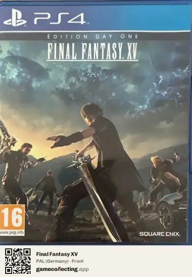 Final Fantasy XV PlayStation 4, Germany box front