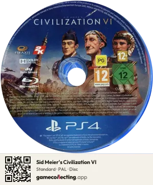 Sid Meier's Civilization VI PlayStation 4, PAL disc