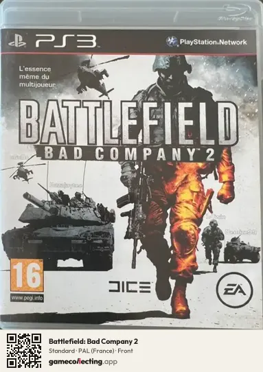 Battlefield: Bad Company 2 PlayStation 3, France box front