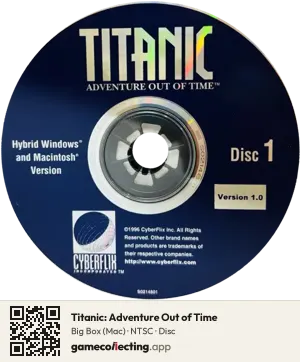 Titanic: Adventure Out of Time Computer, NTSC disc