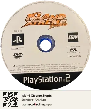 Island Xtreme Stunts PlayStation 2, PAL disc