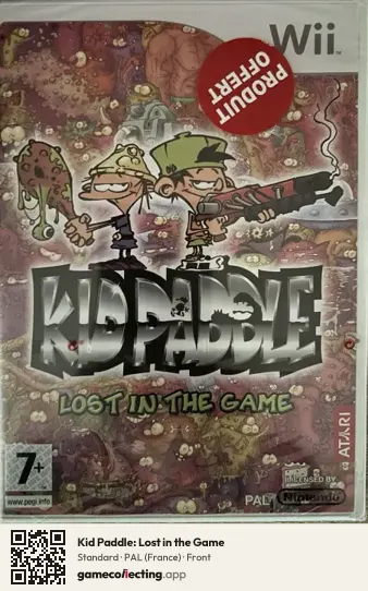 Kid Paddle: Lost in the Game Nintendo Wii, France box front