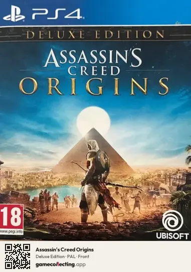 Assassin's Creed Origins PlayStation 4, PAL box front