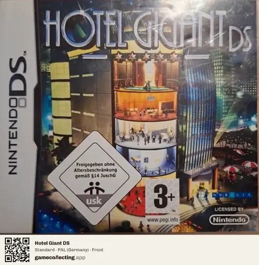 Hotel Giant DS Nintendo DS, Germany box front