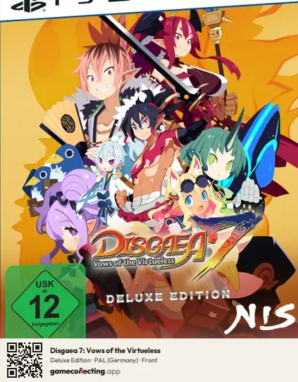 Disgaea 7: Vows of the Virtueless PlayStation 5, Germany box front