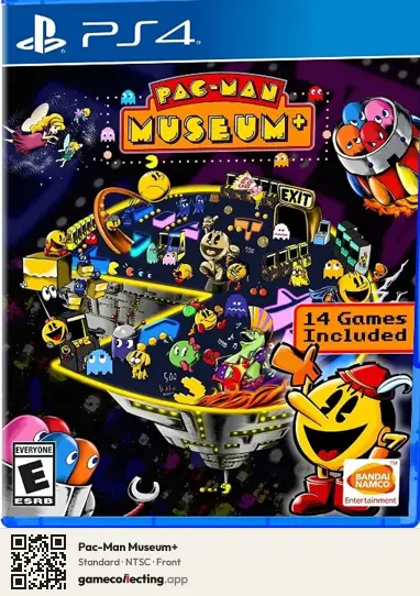 Pac-Man Museum+ PlayStation 4, NTSC box front