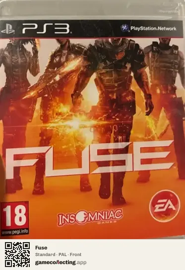 Fuse PlayStation 3, PAL box front