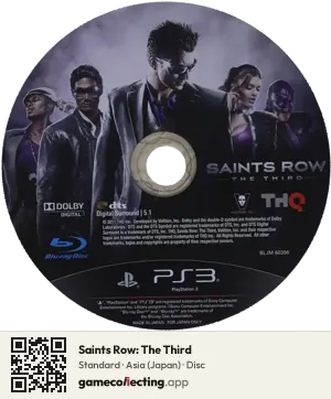 Saints Row: The Third PlayStation 3, Asia disc