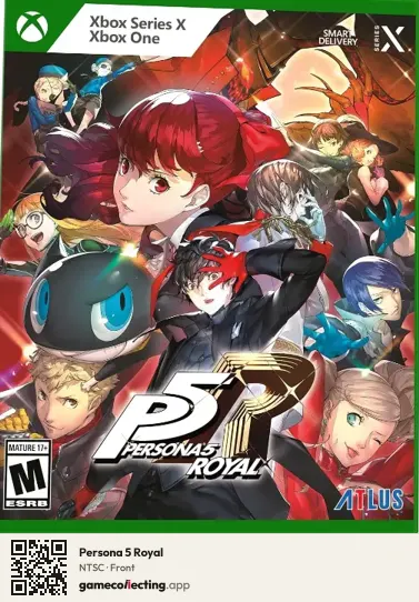Persona 5 Royal Xbox Series X, NTSC box front