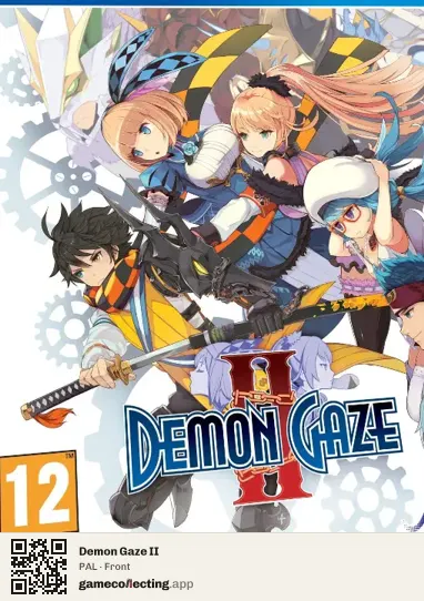 Demon Gaze II PlayStation 4, PAL box front