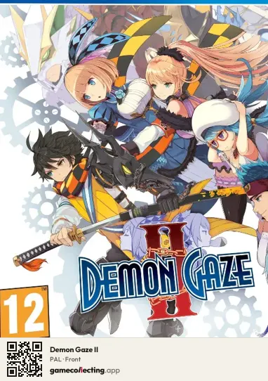 Demon Gaze II PlayStation 4, PAL box front