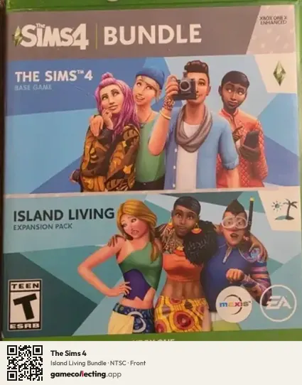 The Sims 4 Xbox One, NTSC box front