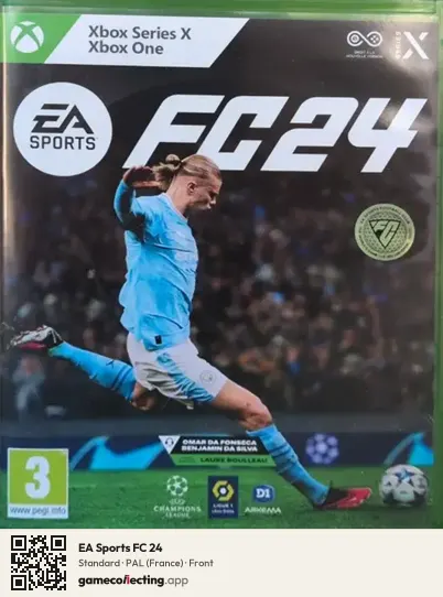EA Sports FC 24 Xbox Series X, France box front