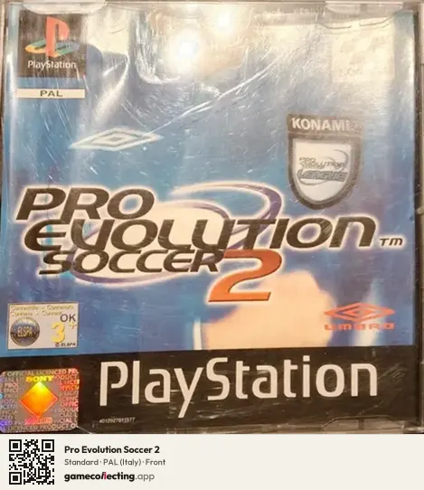 Pro Evolution Soccer 2 PlayStation, Italy box front