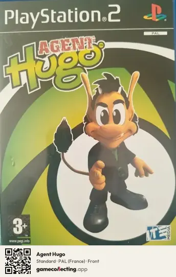 Agent Hugo PlayStation 2, France box front